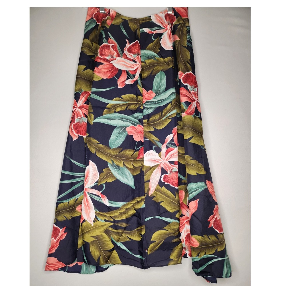 Hilo Hattie Tropical Sarong Swimsuit Cover Up Wrap One Size Floral Blue - Picture 2 of 6